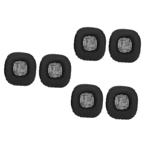Produktbild: Angoily 6 Stück Kopfhörerhülle Schwamm Headset Kissen Kopfhörer Ohrpolster Ersatzohrpolster Kopfhörer Kissen Headset Ohrpolster Headset Kissen Headset Zubehör Schwamm Kopfhörer Kissen