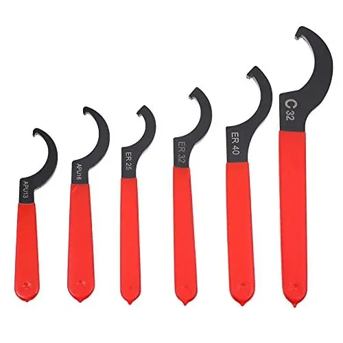 Produktbild: Angoily 6 Stück Schraubenschlüssel Set Einstellbare Gewindefahrwerk Schlüssel Schraubenschlüssel Haken Schlüssel Werkzeuge Schraubenschlüssel Werkzeug für Suspension System Und