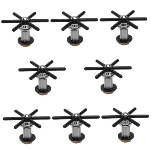 Produktbild: Angoily 8 Stk Gläserspüler Wasserhahn Glasspüler Flaschenreiniger spülmaschine einbau unterbaufähige waschmaschinen Wäscher Unterlegscheiben Flaschenspüler Stabbecherscheibe Metall Tasse