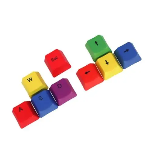 Produktbild: Angoily 9st Tastenkappe Gepunktete Stirnbänder Wimpel Flagge Riegel Multifunktionale Stirnbänder Mittlere Scharniere Förmchen Schließe Künstliche Dekoration Nagel Aus Marmor Binden Pbt