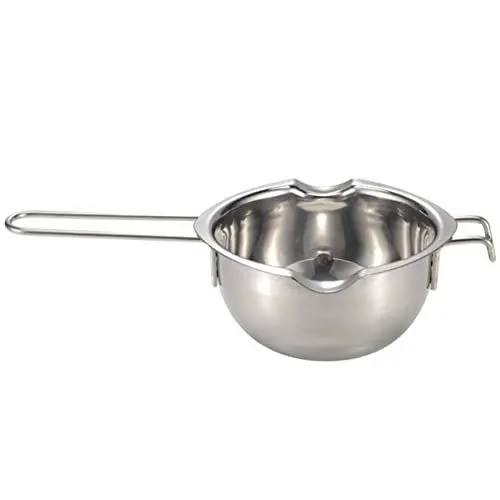 Produktbild: Angoily Schmelzschüssel Für Schokolade Butter Fonduetopf Aus Edelstahl Zum Backen Kochen Gastronomie Stabile Ausführung