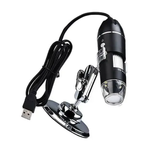 Produktbild: Angoily Digitales USB-mikroskop mit 1600-facher Vergrößerung Tragbares Hochauflösendes Beobachtungswerkzeug für Jungen Mädchen und Studenten
