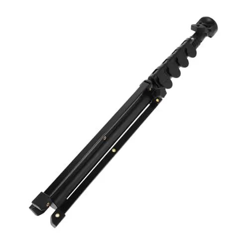 Produktbild: Angoily Fotoständer Stativ für Handy Kamerastativ Mini-Stativ Handstativ Studio-Lichtstativ led pannels leuchtfackel Stativ für Lichtfotografie schweres Lichtstativ Stahl Black