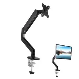 Produktbild: Angoily Gasfederhalterung Ständer Für Computermonitore Monitorarm Monitor-tischarm Monitorständer Monitor-tischklemme Bildschirmhalterung Für Den Schreibtisch Black Aluminiumlegierung