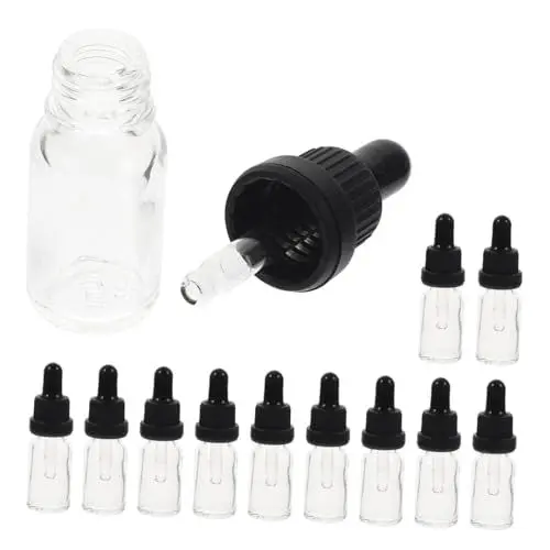 Produktbild: Angoily Glasflasche 12 Stück Tropfflasche Aus Glas Reise Multifunktionsprodukte Kieselgel