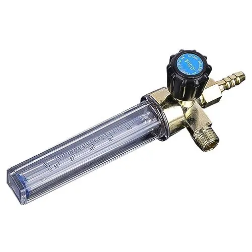 Produktbild: Angoily Heliumtank Stickstoffregler Argongasflasche Gasdurchflussmesser Stickstofftank Argonregler Schweißregler -meter -messgerät Stickstoffdurchflussmesser Legierung Schweißer