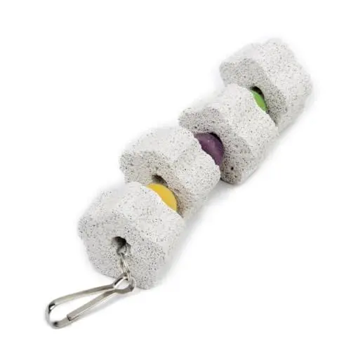 Produktbild: Angoily Kauspielzeug Für Chinchillas Und Eichhörnchen – Holzspielzeug Zum Zähneknirschen Für Papageien – 5 cm Durchmesser 12 cm