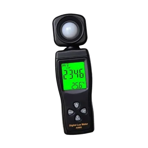 Produktbild: Angoily Umwelt-luminometer Handphotometer Digitales Lichtmessgerät 0-200.000 Lux Bereich ±5% Genauigkeit Tragbares Messgerät