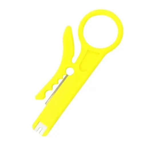 Produktbild: Angoily Kabel Abisolierer Mini Abisolierzange Drahtcrimpzange Kabelschneider Für Utp Stp Telefon Datenkabel Mit Fingerschlaufe Für Homeoffice Smart Home Installationen