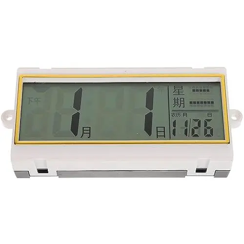 Produktbild: Angoily LCD-Display für eine Wanduhr elektronischer Kalender digitaler Kalender Digitale Wanduhr elektronische Kalenderuhr digitaler Wanduhrkalender Anzahl Mondkalender Wecker Zubehör