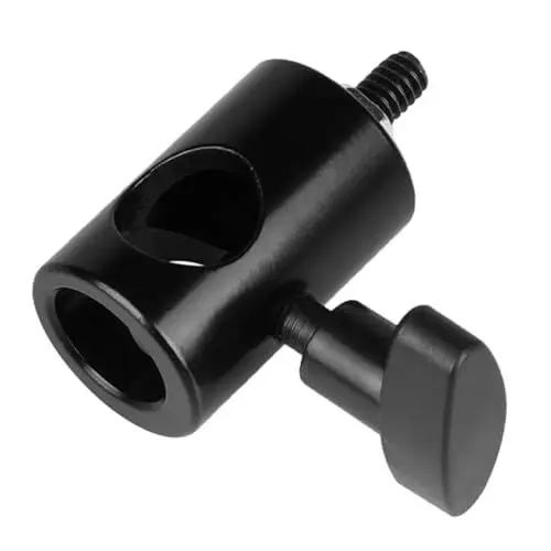 Produktbild: Angoily Kamera Kalter Schuh Lampenfassung Für Fotokamera Lichtstativ Adapter Lichtadapter Sunpak-stativteile Kamerastativständer Fotozubehör Kamerastativadapter Ständeradapter Aluminiumlegierung Black