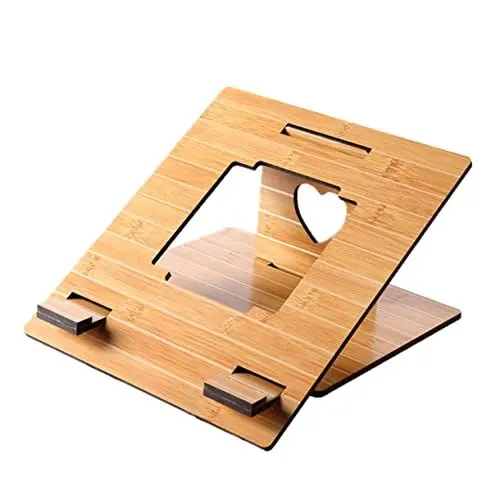 Produktbild: Angoily Vielseitiges Laptop- Aus Holz Tragbarer Ständer für Zuhause Büro Wohnheim Einfach Praktisch