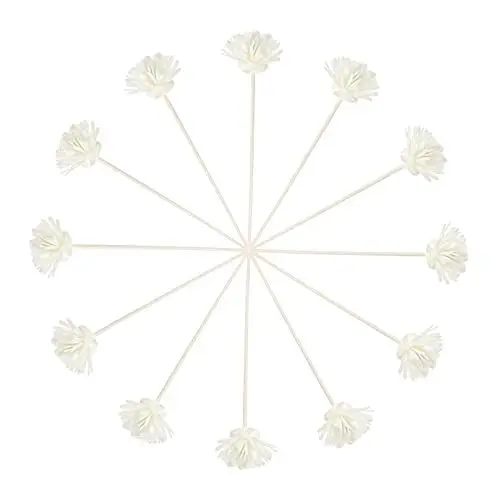 Produktbild: Angoily 12 Stück Aroma Diffuser Sticks, Rose Blumen Diffuser Sticks, Künstliche Rose Kopf Nachfüllsticks, Diffuser Aroma Sticks für Wohnkultur Zuhause Büro Spa