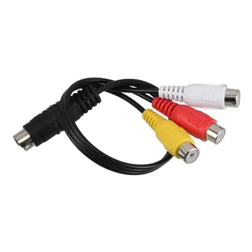 Produktbild: Angoily S-video-kabel Adapterkabel Für Video Adapterkabel Für Tv-projektor-monitor Langlebiges Und Flexibles Verbindungskabel Für Audiovisuelle Geräte
