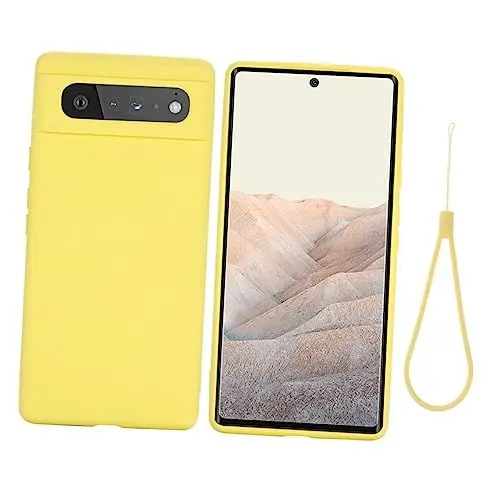 Produktbild: Angoily Pixel Flüssigsilikon Hülle Anti-sturz Handy Schutzhülle Mit Halterung Kratzfest Waschbar Passgenau Weich Gepolstert Für Sicheren Halt Und Schutz