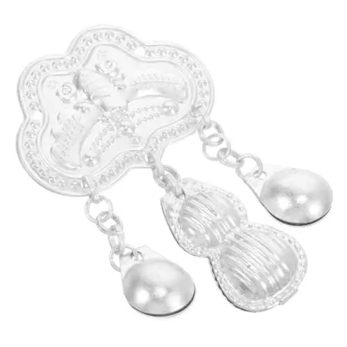 Produktbild: Angoily Yi Silberschmuck Miao Aluminiumblatt Verzierung für Kleidung Dekorationen aufnähen Anhänger annähen Kleidungsschmuck selber Machen kleine Kleidungsdekore Nähenverzierung Nähzauber