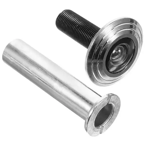 Produktbild: Angoily bellstaff door handle tür riegel doorbell door ringer drehbare Sichtschutzabdeckung Guckloch für Haustür Hausbesichtiger Türlochbetrachter trinken Nur Türspion Türteil Eisen