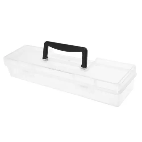 Produktbild: Angoily Multifunktionaler Werkzeugkasten-organizer Aufbewahrungskoffer Teile-organizer Bastel-aufbewahrungsbox Kunststoff Tragbar 33 5 X 9 7 X 6 Cm