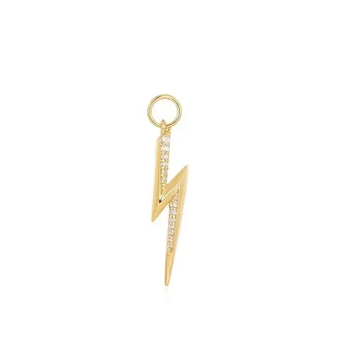 Produktbild: Ania Haie Damen-Charm 925er Silber Farbstein One Size Gold 32025420