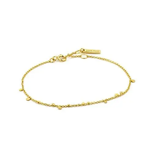 Produktbild: Ania Haie Damen-Armband Geometry Mixed Discs 925er Silber One Size Gold 32014225