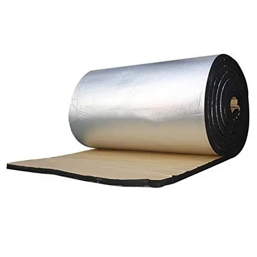 Produktbild: aniceday 50x200cm Wärmeschutzmatte Selbstklebend Schalldämmungsmatten Hitzeschild Thermo Isolierung Isolierfolie Dämmfolie Für Türen, Dächer, Fußböden, Reisekoffer