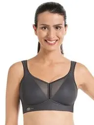 Produktbild: Anita Active Damen air Control DeltaPad Sport-BH, Grau (Anthrazit 408), 80C