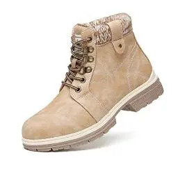 Produktbild: ANJOUFEMME Frauen Wandern Schnee Winterstiefel - Damen Trekking Walking Stiefel Wasserdicht Camping Backpacking Outdoor Schuhe FNW18-DE-LIGHTBROWN-39