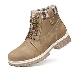 Produktbild: ANJOUFEMME Frauen Wandern Schnee Winterstiefel - Damen Trekking Walking Stiefel Wasserdicht Camping Backpacking Outdoor Schuhe FNW18-G-DE-KHKAI-40