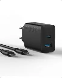 Produktbild: Anker 20W USB C Ladegerät, iPad Netzteil, USB-Schnellladenetzteil, iPad Ladegerät, Kompatibel mit iPhone 16/15/iPhone 15 Plus/iPhone 15 Pro/iPhone 15 Pro Max/iPad und mehr (mit 150cm USB-C Kabel)