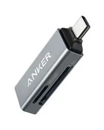 Produktbild: Anker 2-in-1 USB-C Speicherkartenleser für SDXC, SDHC, SD, MMC, RS-MMC, Mikro-SDXC, Mikro-SD, Mikro-SDHC und UHS-I Karten