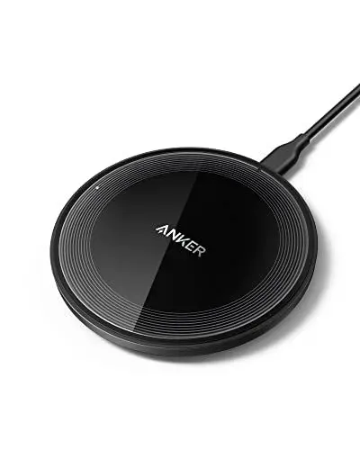 Produktbild: Anker 315 Wireless Charger (Ladepad), 10W Höchstleistung, Kompatibel mit iPhone 15 14 13 12 Series, Samsung S22, AirPods Pro 2, Samsung Buds, Google Buds und mehr (Ohne Netzteil)