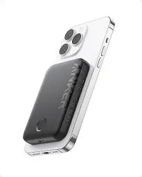 Produktbild: Anker 321 Magnetic Battery (PowerCore Magnetic 5K), 5.000 mAh Magnetic Wireless Portable Charger, kompatibel mit iPhone 15/14/13/12/Pro/Plus/Pro Max Series. (Schwarz)