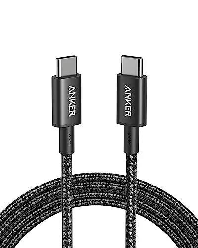 Produktbild: Anker USB C Kabel, 100W Ladekabel USB C 1,8m, USB C auf USB C Kabel für iPhone 16 15 Serie Samsung Galaxy S24 S23 S22 MacBook Pro Air iPad Pro Air Pixel Switch LG und mehr