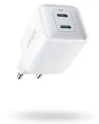 Produktbild: Anker 521 Ladegerät, Anker Nano Pro, Kompaktes 40W PIQ 3.0 Dual-Port USB-C Netzteil, Kompatibel mit iPhone 15/14/13/12 Serie, iPad Mini, MacBook Air, und mehr, Arktis
