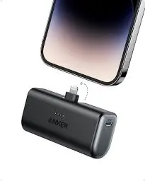 Produktbild: Anker 621 Powerbank mit integriertem Lightning-Stecker, 5.000 mAh MFi-zertifizierter 12W externer Handyakku, kompatibel mit iPhone 14/14 Pro / 14 Plus / 14 Pro Max, iPhone 13- und 12-Serie