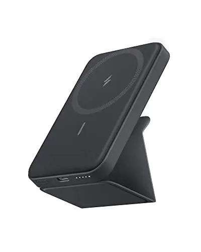 Produktbild: Anker 622 Magnetische Kabellose Powerbank (MagGo), 5000mAh Einklappbare Magnetische Powerbank mit USB-C für iPhone 13 und 12