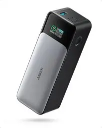 Produktbild: Anker 737 Powerbank (PowerCore 24K), 24.000mAh externer Akku mit 3 Anschlüsse, 140W Leistung, Digitales Display, Kompatibel mit iPhone 13 Serie, Galaxy, MacBook, Dell, AirPods und mehr