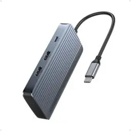Produktbild: Anker 7-in-1 USB-C Hub, Dual Display USB-C Docking Station, Dual HDMI Display, 100W Stromzufuhr, 10Gbit/s Datenübertragungen, USB-Anschlüsse für MacBook Air/Pro, Dell XPS, iPad Pro und mehr