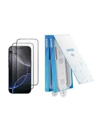 Produktbild: Anker Displayschutzfolie, blasen- und staubfreies HD Panzerglas, Schutzfolie für iPhone, langlebig und sturzsicher mit 9H Härte, einfache Installation, exklusiv für iPhone 16 Pro Max(2er-Pack)