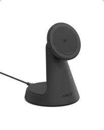 Produktbild: Anker MagGo MagSafe kompatibles 2-in-1 Ladegerät, Qi2 Zertifiziert 15W Schnellladegerät Ständer, Einstellbar stabil, Für iPhone 16/15/14/13/12, AirPods Pro und mehr (Ohne Netzteil)