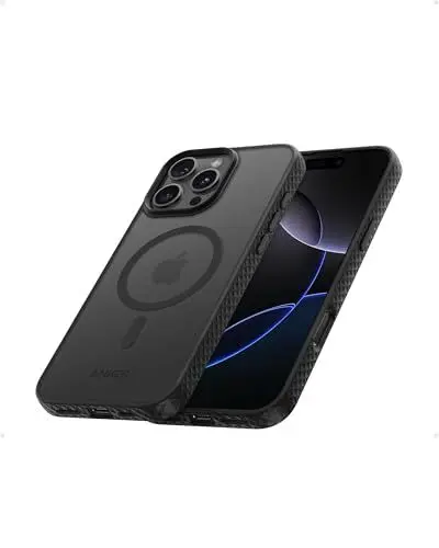 Produktbild: Anker MagGo Matt magnetische Handyhülle für iPhone 16 Pro Max, Ultra-schlanke, Kratzfeste und robuste Schutzhülle, iPhone Case kompatibel mit MagSafe, Mattes Case nur für iPhone 16 Pro Max