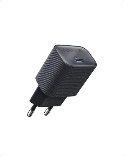 Produktbild: Anker Nano USB C Netzteil, 30W High-Speed USB C Ladegerät, PIQ 3.0 und PPS Schnellladeleistung, Kompatibel mit iPhone 15/14/13 Serie, Pixel, Galaxy, iPad, und mehr (Ladekabel Nicht im Lieferumfang)