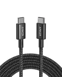 Produktbild: Anker USB C Kabel, 100W USB C auf USB C Kabel, USB C Ladekabel 3m lang für iPhone 16/15 Serie, MacBook Pro/Air, iPad Pro/Air, Galaxy S24/S23, Pixel, Switch, LG und mehr (Schwarz)