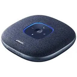 Produktbild: Anker PowerConf S3 Bluetooth Konferenzlautsprecher, 6 Mikrofone, smarte Tonaufnahme, 24 Std Akku, Soundcore App, Bluetooth 5, USB-C, für Büro & Homeoffice (in Blau)