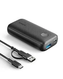 Produktbild: Anker PowerCore 10000 Redux, 10000mAh Powerbank USB-C Power Delivery (25W), externer Akku kompatibel mit iPhone 12/11/Mini/Pro/Pro Max/XR/XS, Galaxy S21/ S20, Pixel 3/3XL, iPad Mini 5