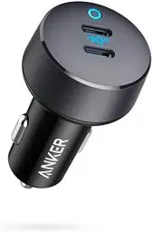 Produktbild: Anker PowerDrive III Duo USB-C-Ladegerät fürs Auto, 40W 2-Port PowerIQ 3.0 Ladegerät, Power Delivery für iPhone 15/15 Plus/15 Pro/15 Pro Max, Galaxy S10/S9, Pixel, iPad/iPad Mini und mehr