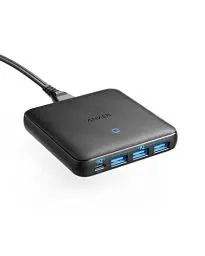 Produktbild: Anker 65W 4-Port PIQ 3.0 & GaN Schnellladenetzteil, PowerPort Atom III Ladegerät, 45W USB-C Anschluss, Für MacBook, Laptop, iPad Pro, iPhone 15, Galaxy, Pixel