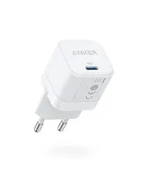 Produktbild: Anker PowerPort III 20W USB-C Netzteil Ladewürfel Schnellladeoption, Kompatibel mit iPhone 15/14/13/12 Serie, Galaxy, Pixel 4/3, iPad/iPad Mini, Weiß (Ladekabel Nicht inklusive)