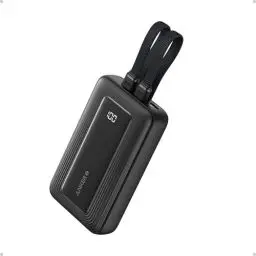 Produktbild: Anker Powerbank 10000mAh 30W Max. portables Schnell-Ladegerät mit integriertem USB-C & MFi-zertifiziertem Lightning-Kabel, 1 USB-C, 1 USB-A, Akkupack für iPhone 16/15/14, MacBook, Galaxy usw.