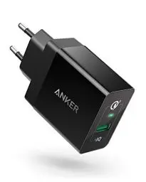 Produktbild: Anker Powerport+ 1 Quick Charge 3.0, 18W 3Amp USB Wandladegerät, Kompatibel mit Quick Charge 2.0, Galaxy S10e/S10/S9/S8/Plus, Note 9/8, LG V40/V30+, iPhone, iPad und mehr